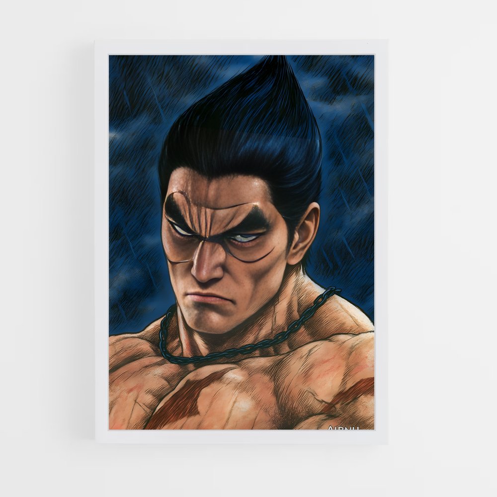Poster Kazuya: La Chaîne du Destin – affiche Tekken (vue 3)